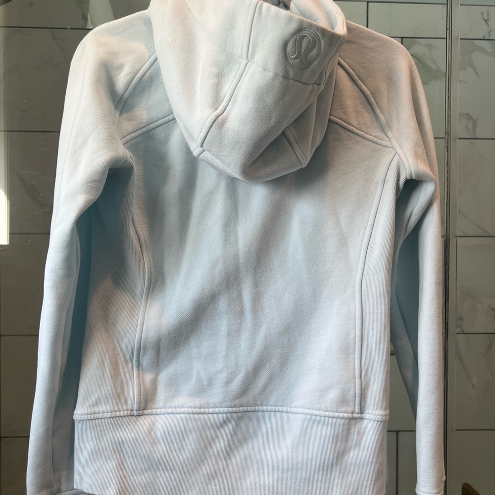 Lululemon scuba zip up hoodie baby blue - Picture 5 of 15